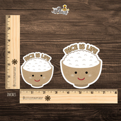 Rice Is Life Sticker