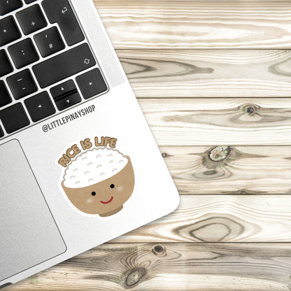 Rice Is Life Sticker