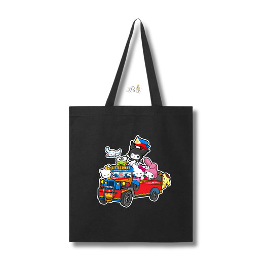 Kawaii & Jeepney Friends Tote Bag