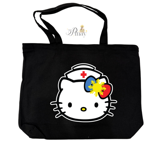 Pinay Kawaii Nurse Zippered Tote Bag