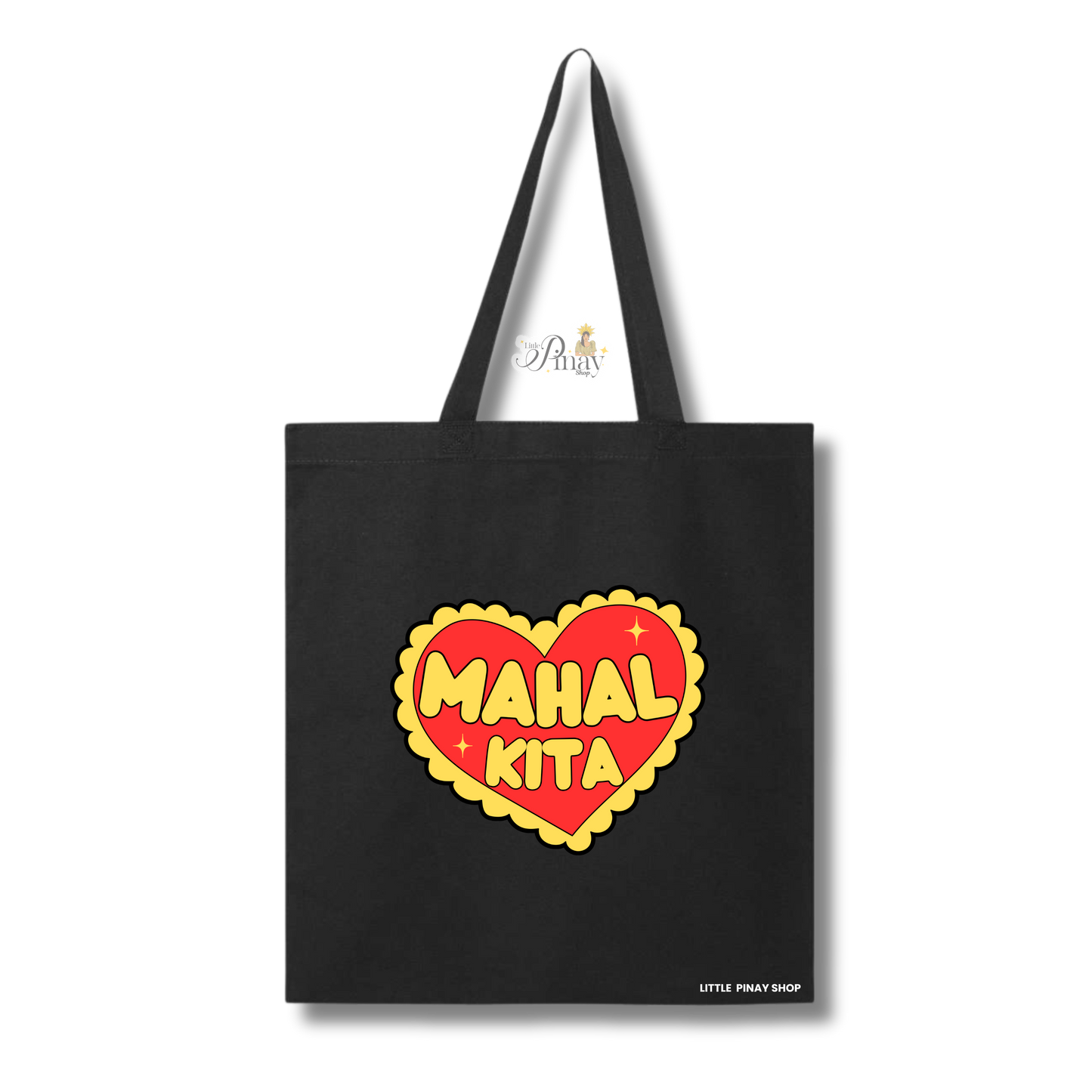 Mahal Kita Heart Tote Bag