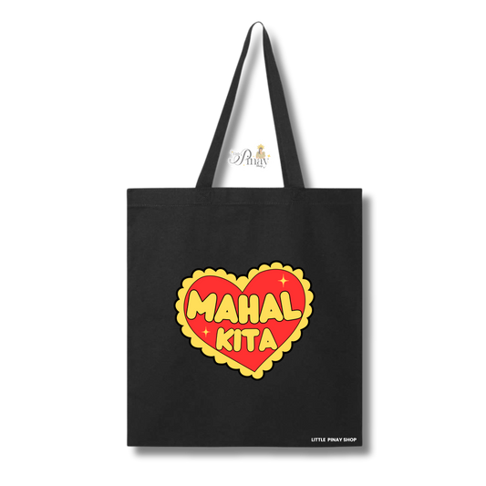 Mahal Kita Heart Tote Bag