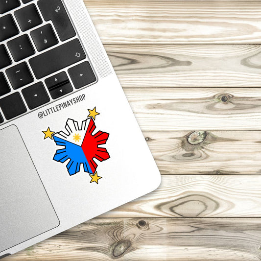 Philippine Sun and Stars Flag Sticker
