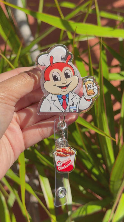 Jolli-Pharmacist ID Badge Reel ( Alligator Clip )