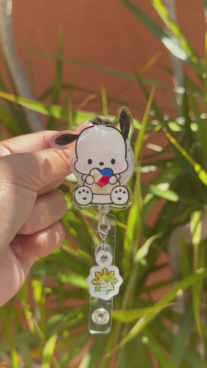 Pochacco PH Flag Heart in Barong Badge Reel 🇵🇭