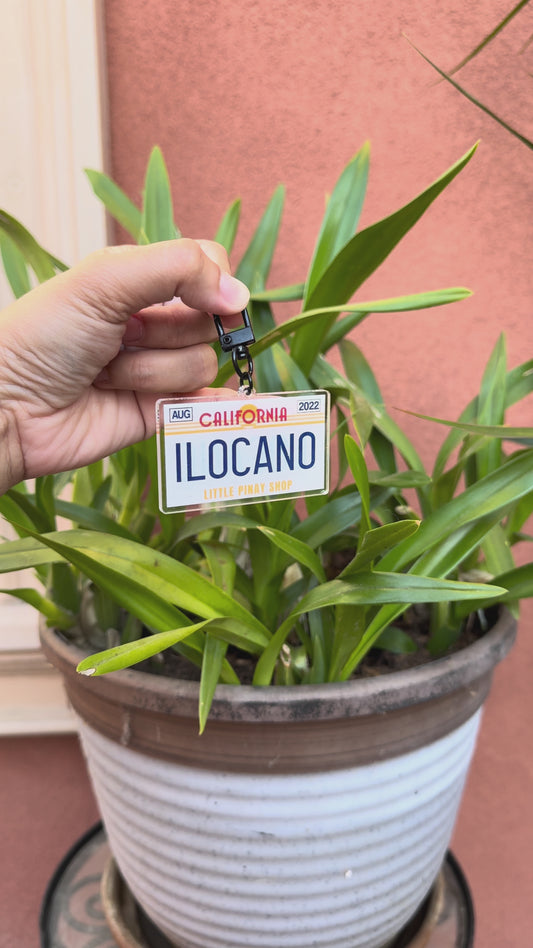 ILOCANO License Plate Keychain – Cali Pinoy Pride